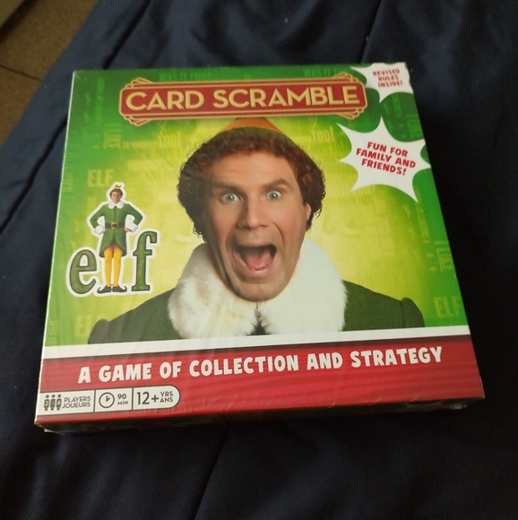 Holiday spirit with Christmas Elf The Movie Card Scramble Board game sealed - Picture 2 of 8